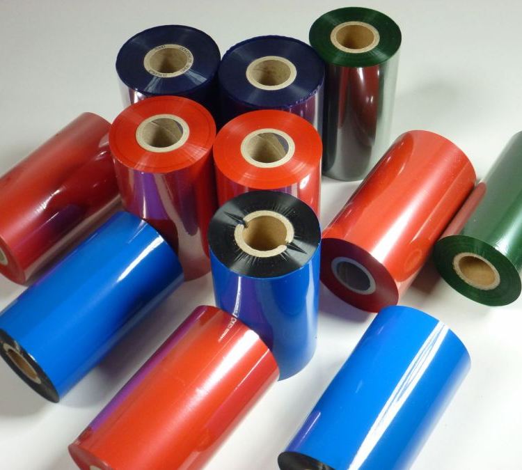  50-110*300M不干胶标签打印彩色混合碳带 